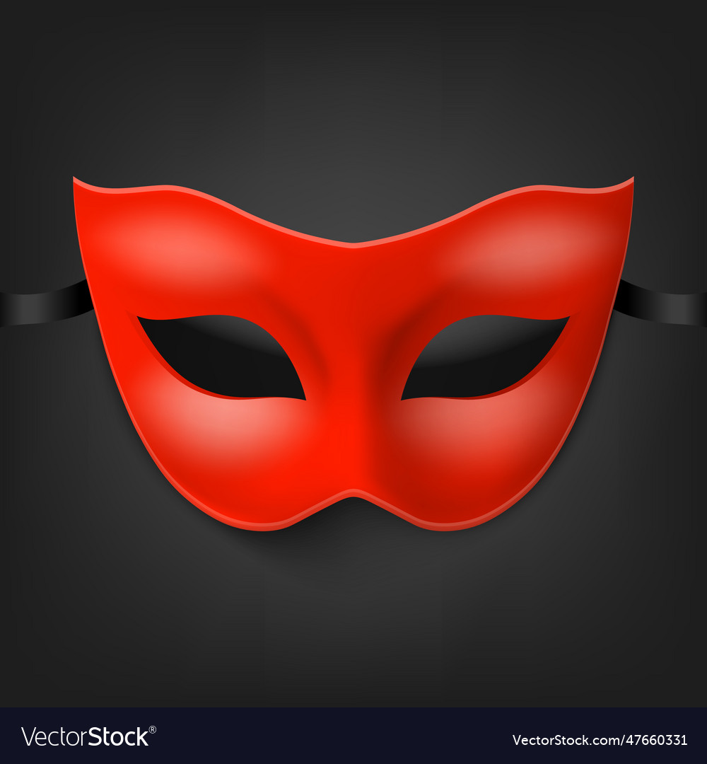 blank red mask