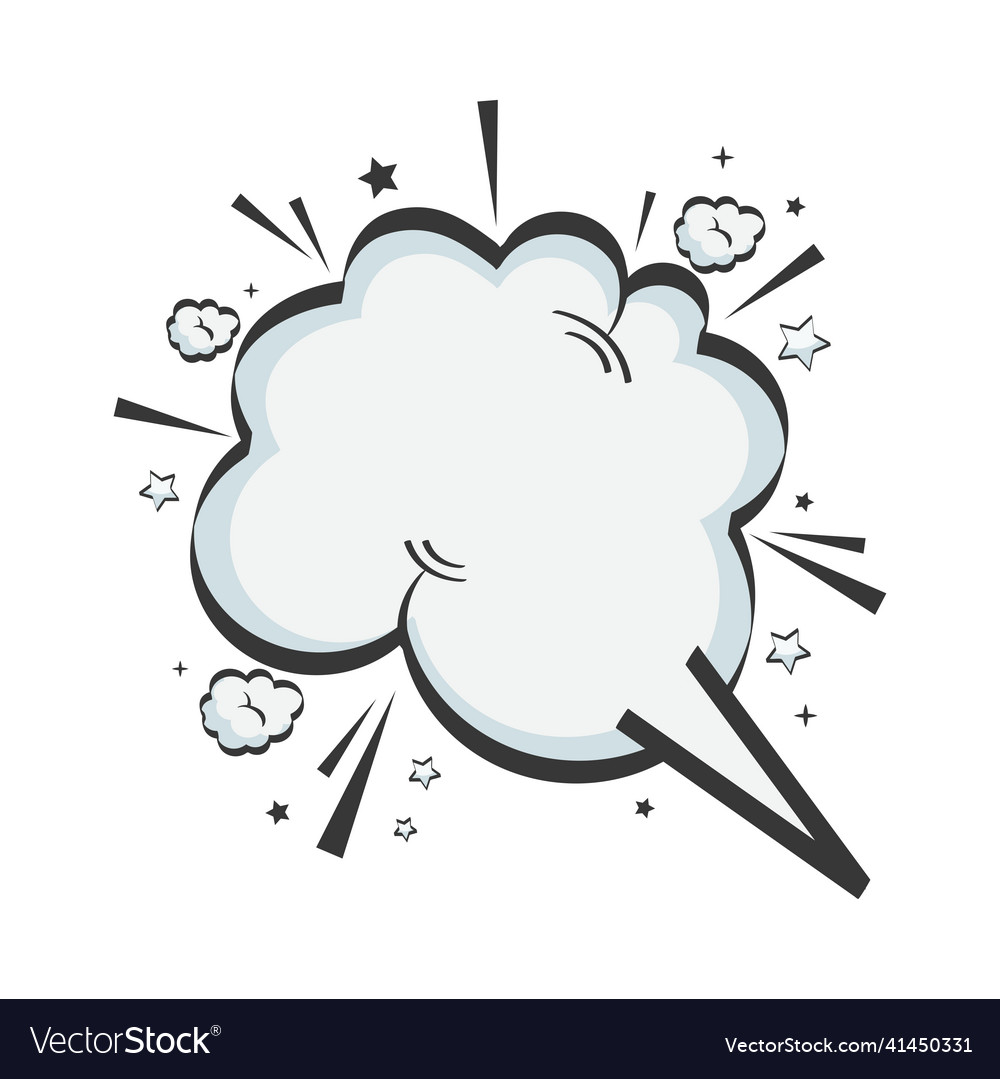 Cloud pop art style Royalty Free Vector Image - VectorStock