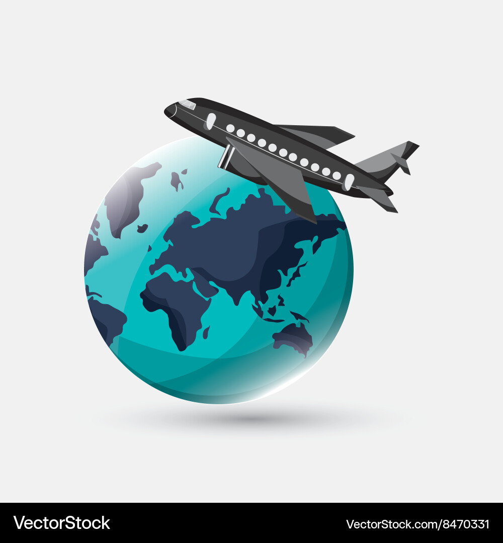 Travel design editable Royalty Free Vector Image