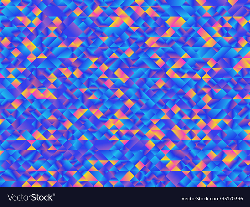 Color Gradient Polygonal Which Royalty Free Vector Image