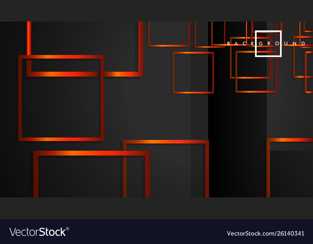 Modern abstract squares backgrounds with a black Vector Image