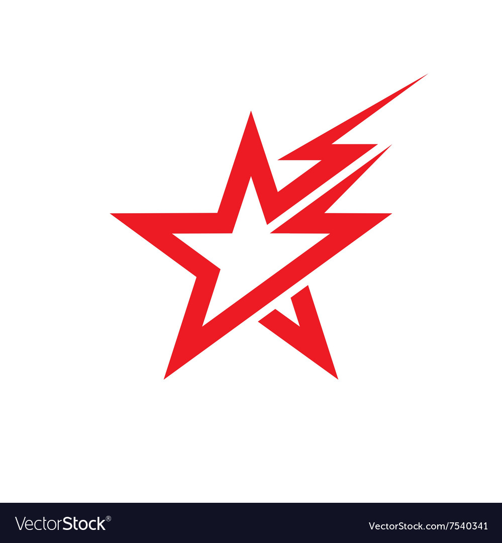 Star And Lighting Logo Royalty Free Vector Image Lighting Logo Royalty Free Vector Image