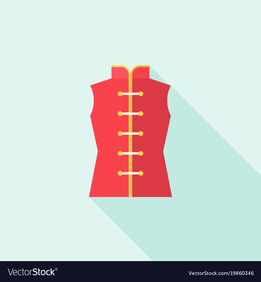 red chinese shirt