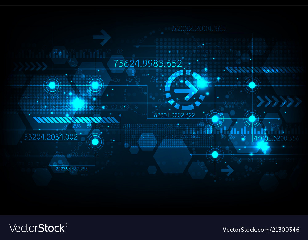 Technology background in the concept of digital Vector Image