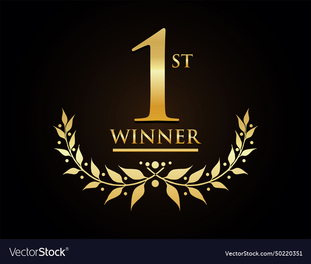 Award winner badge isolated 005 Royalty Free Vector Image