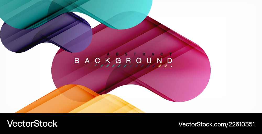Colorful glossy arrows abstract background Vector Image