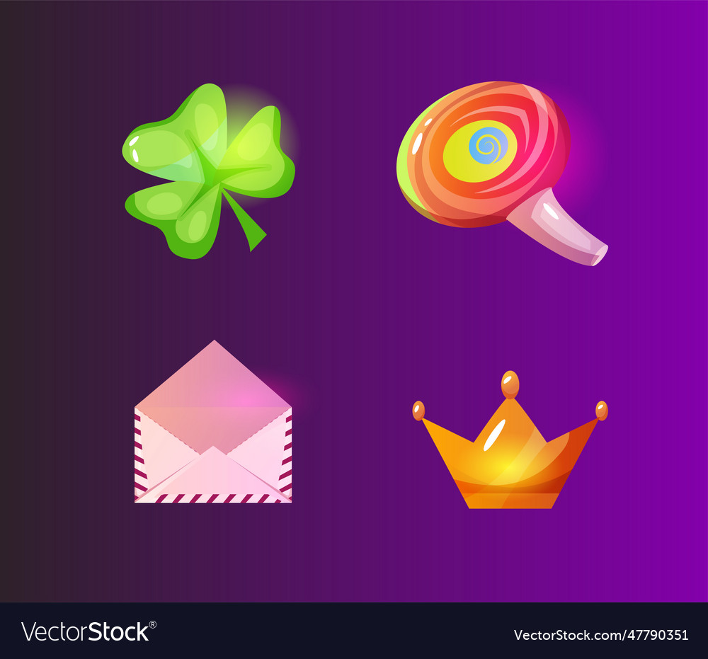 Game icons set Royalty Free Vector Image - VectorStock