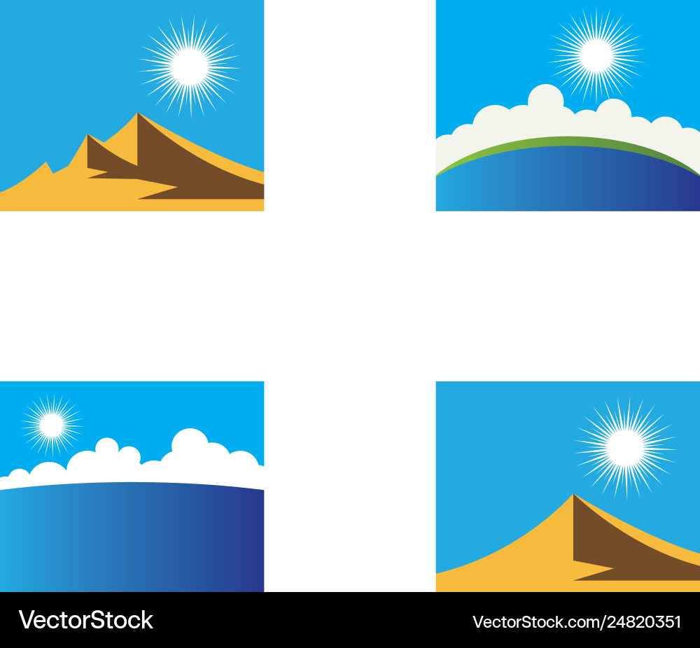 Mountain icon Royalty Free Vector Image - VectorStock