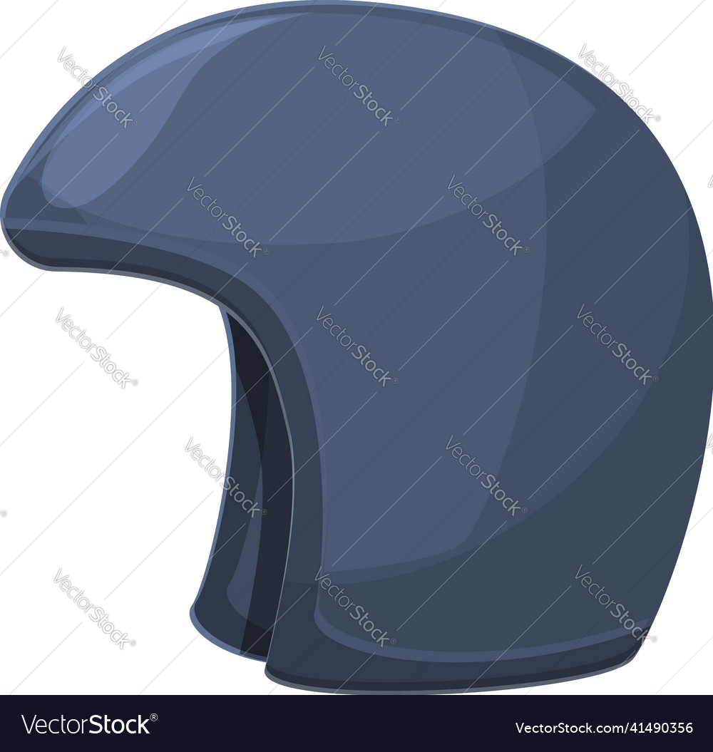 Biker helmet icon cartoon jacket part Royalty Free Vector