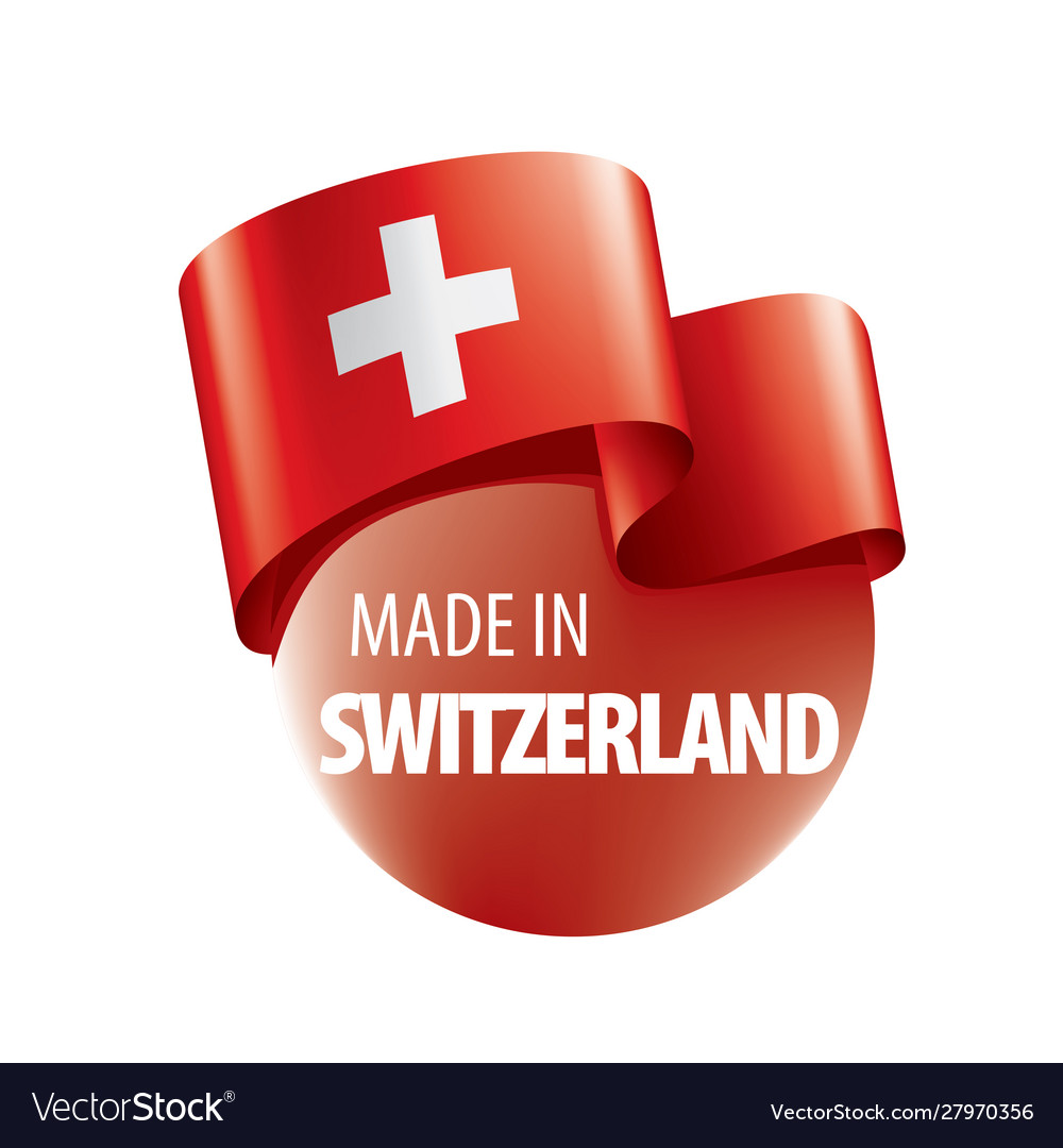 Switzerland on a white Royalty Free Vector Image