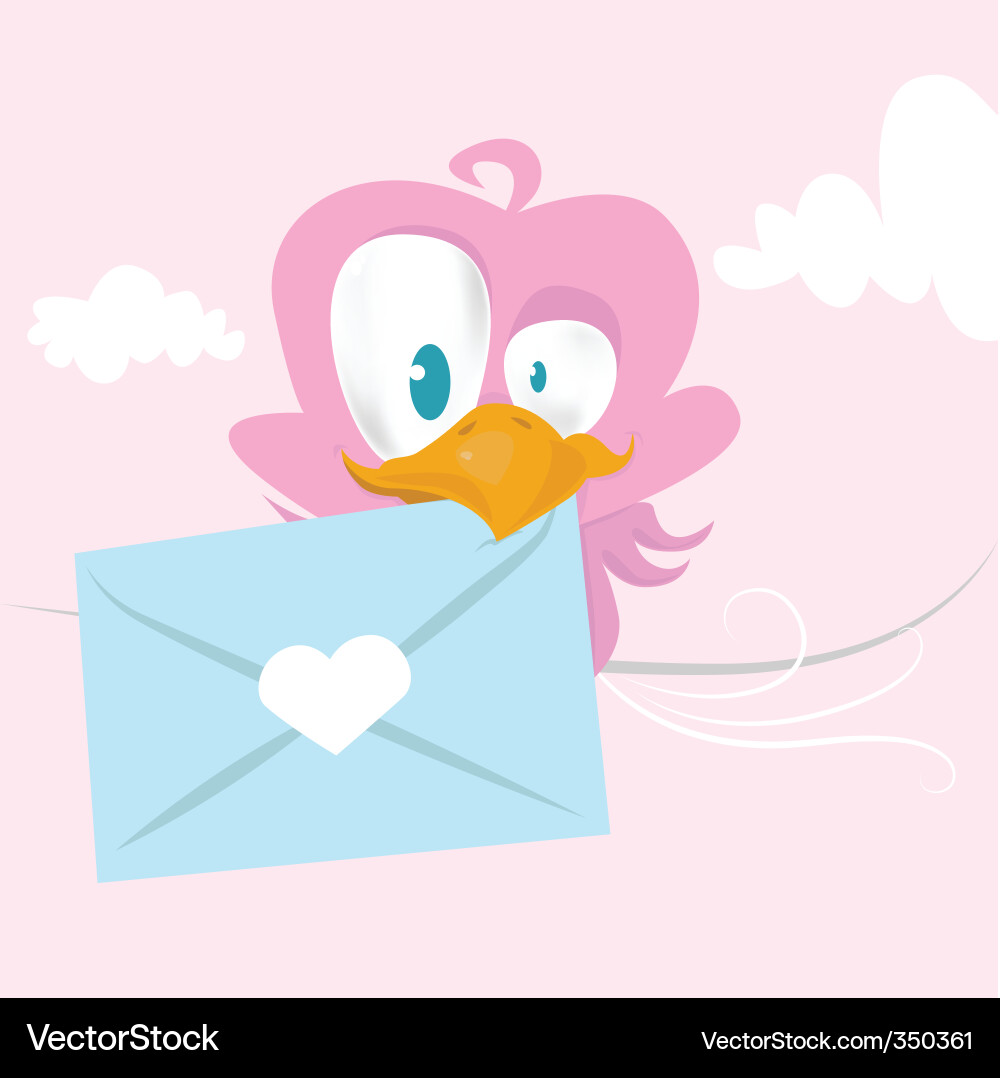 Cute bird Royalty Free Vector Image - VectorStock