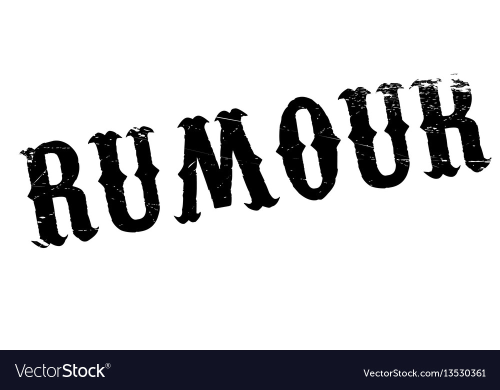 Rumour rubber stamp Royalty Free Vector Image - VectorStock