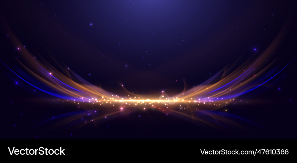 Abstract technology futuristic glowing neon blue Vector Image