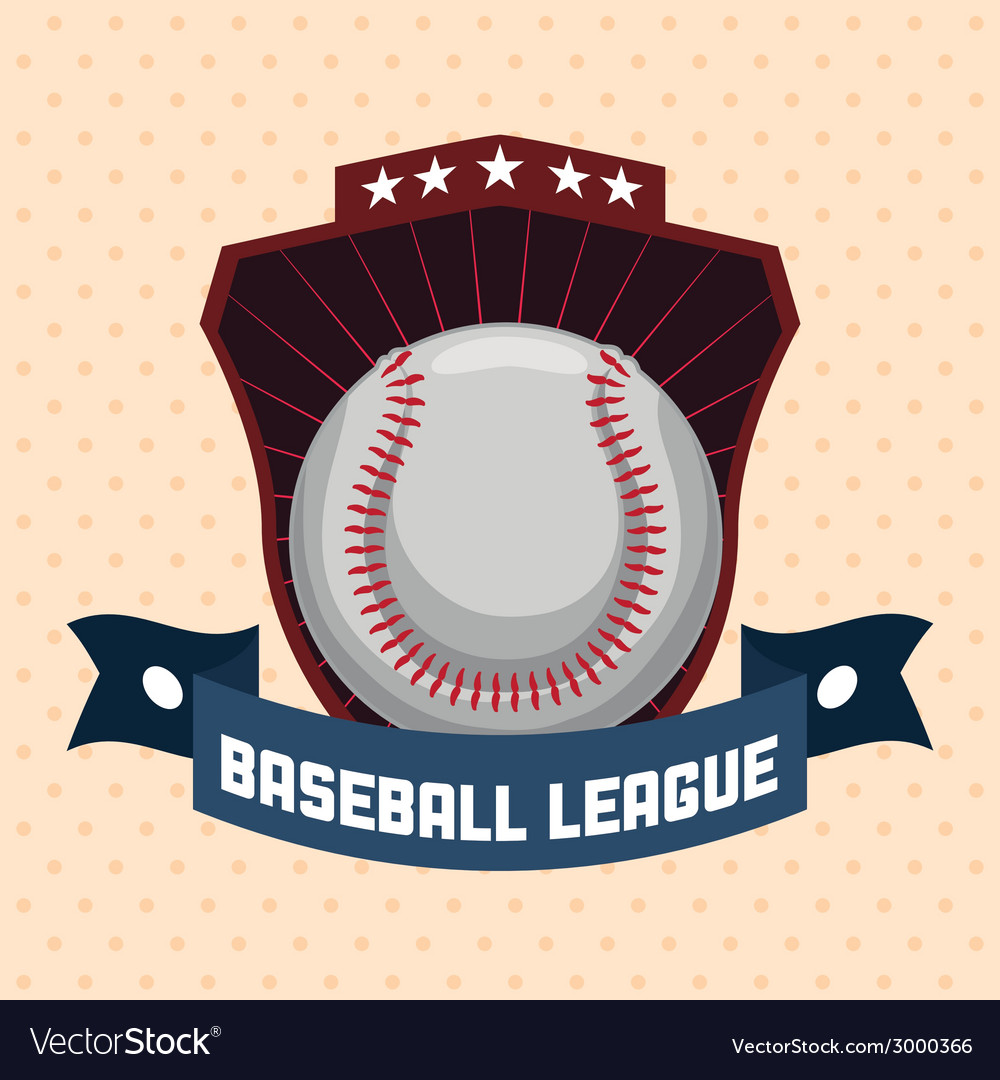 Baseball design Royalty Free Vector Image - VectorStock