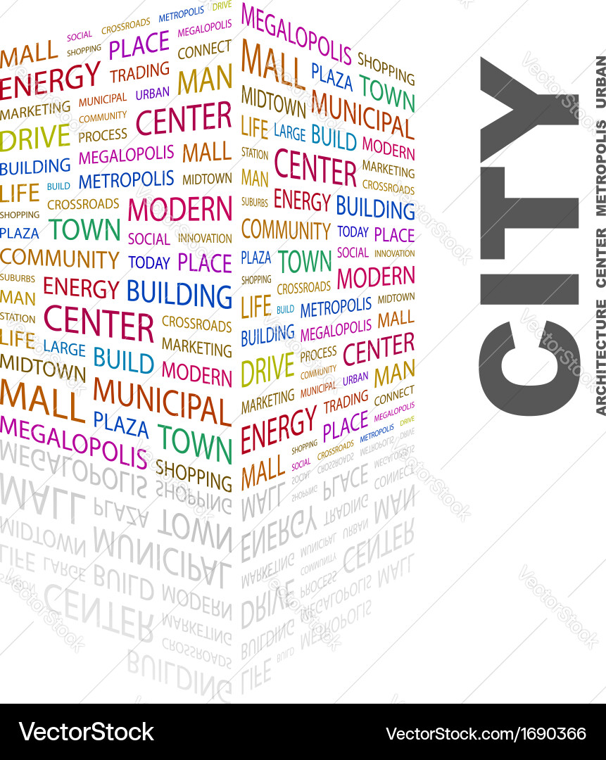 City Royalty Free Vector Image - VectorStock