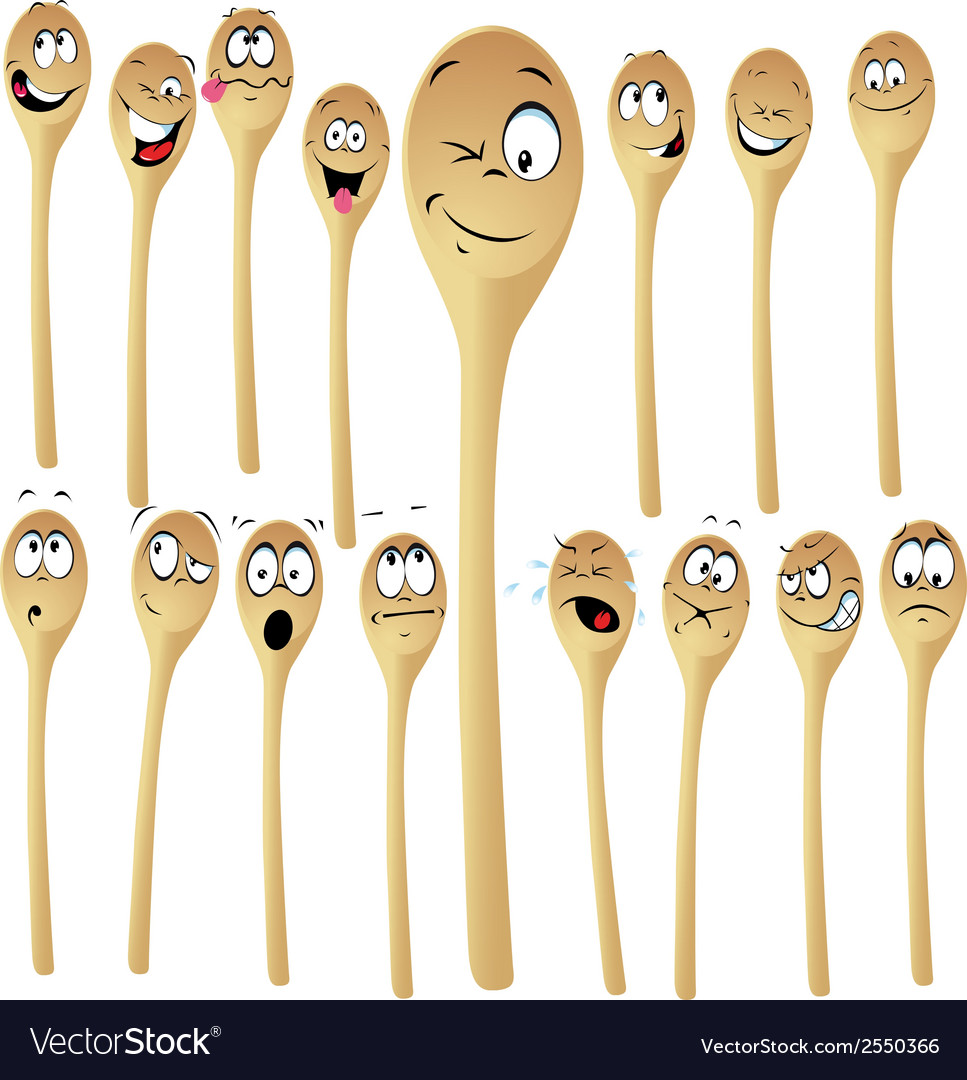 Wooden Spoon Cartoon