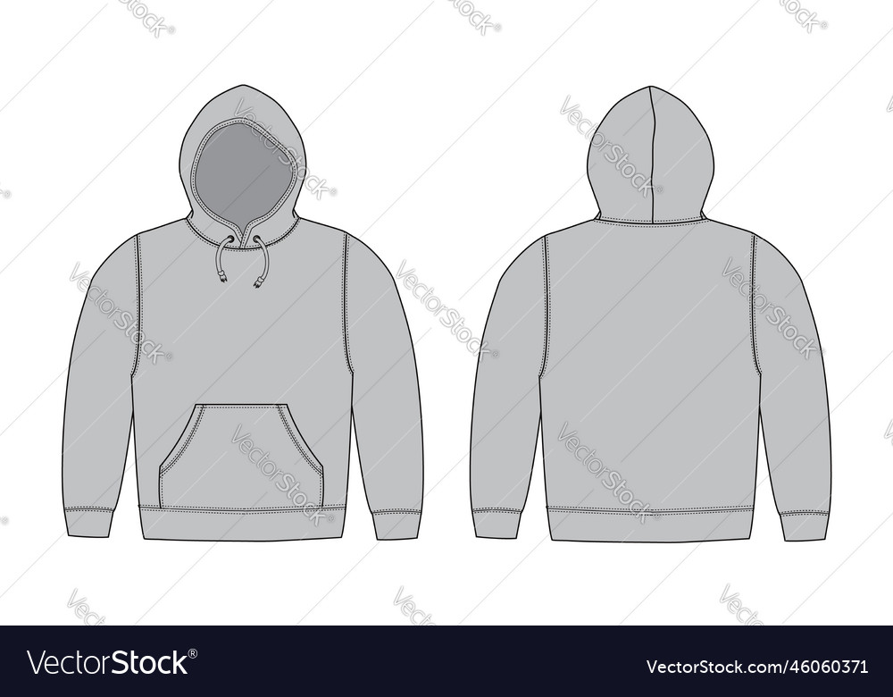 Hoodie hooded sweatshirt Royalty Free Vector Image