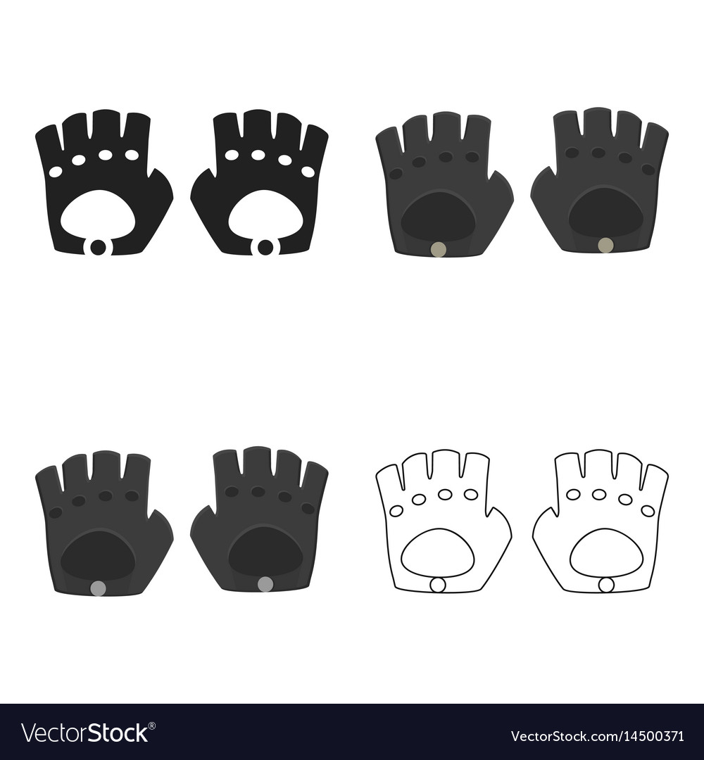 icon leather gloves