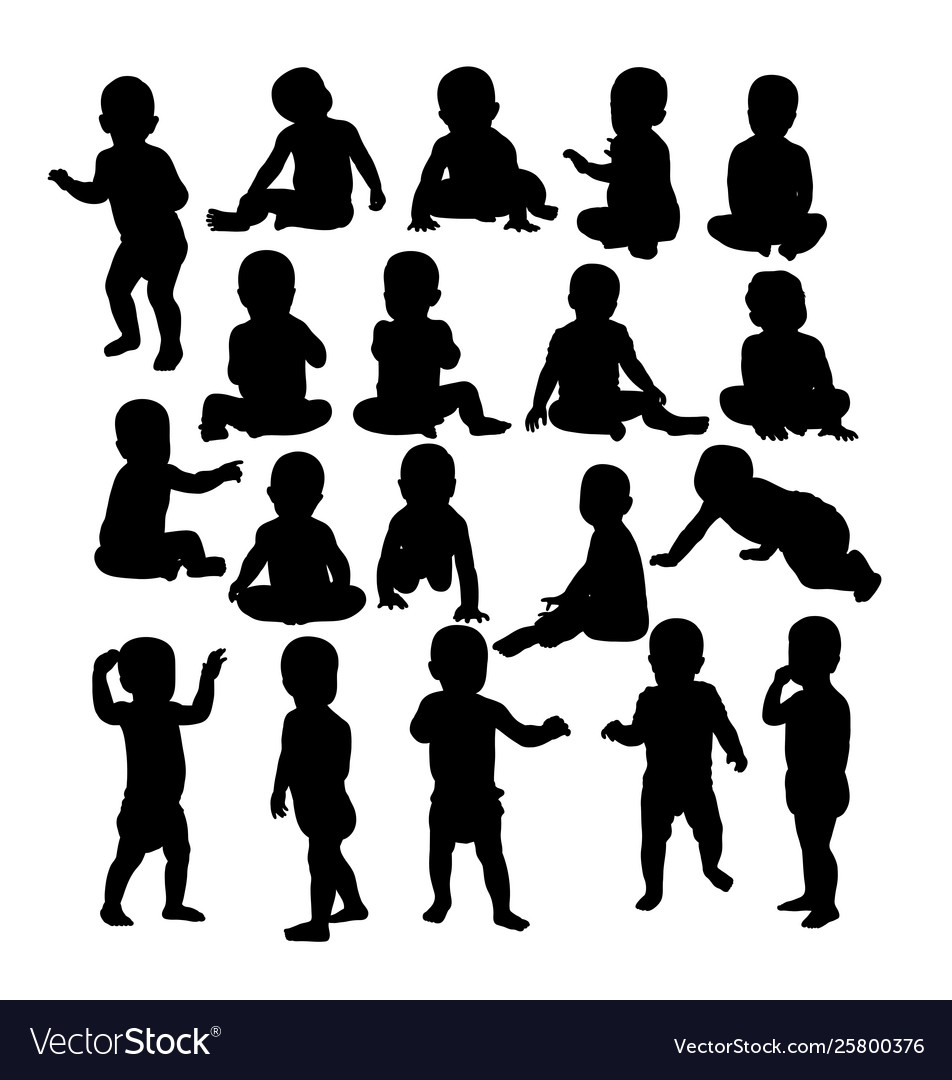 Ba silhouette Royalty Free Vector Image - VectorStock