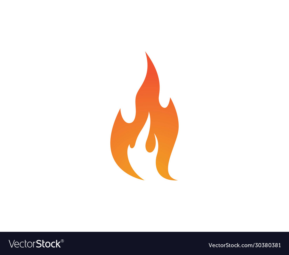 Fire symbol icon Royalty Free Vector Image - VectorStock