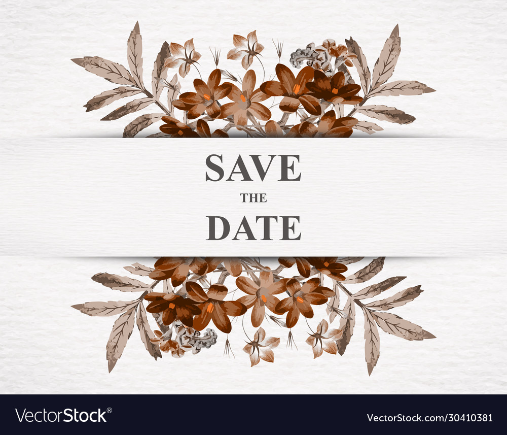 Save date for personal holiday wedding