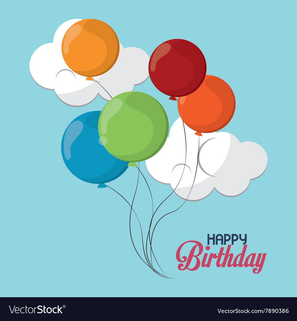 Balloon icon design Royalty Free Vector Image - VectorStock