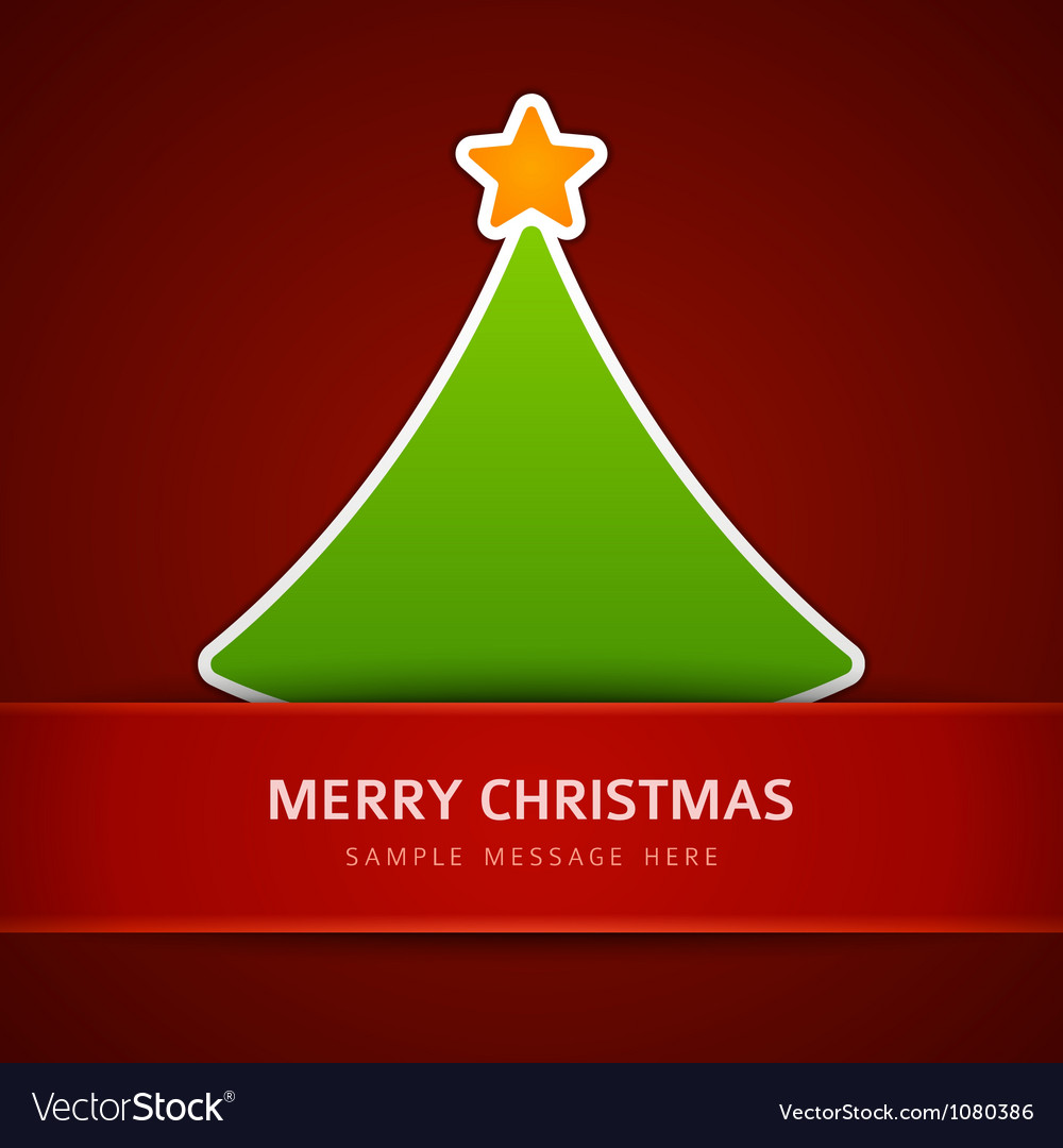 Christmas tree background Royalty Free Vector Image