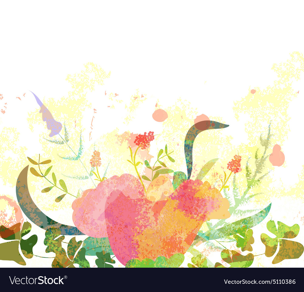 Romantic flower background