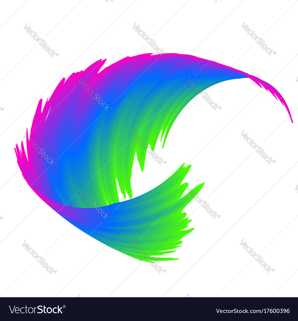 Abstract colorful rainbow wave background