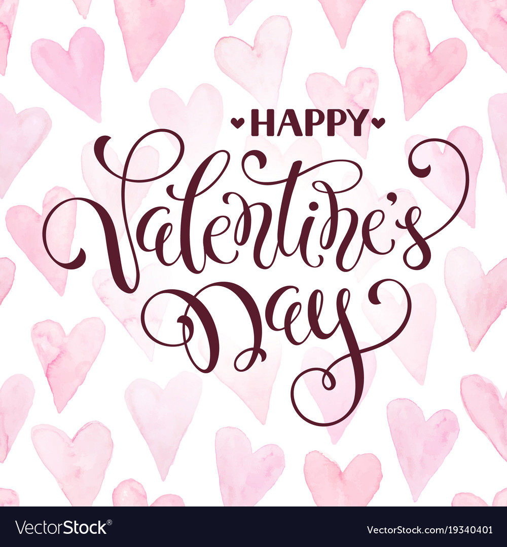 Happy valentine day Royalty Free Vector Image - VectorStock