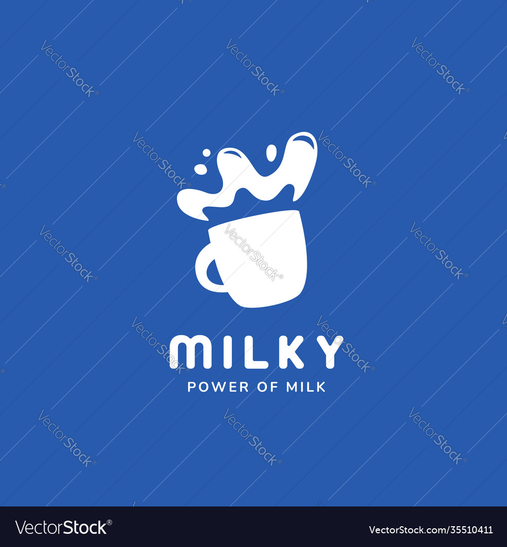 Milk Cup Stock Vector Colourbox