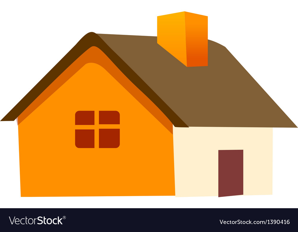 Icon house Royalty Free Vector Image - VectorStock