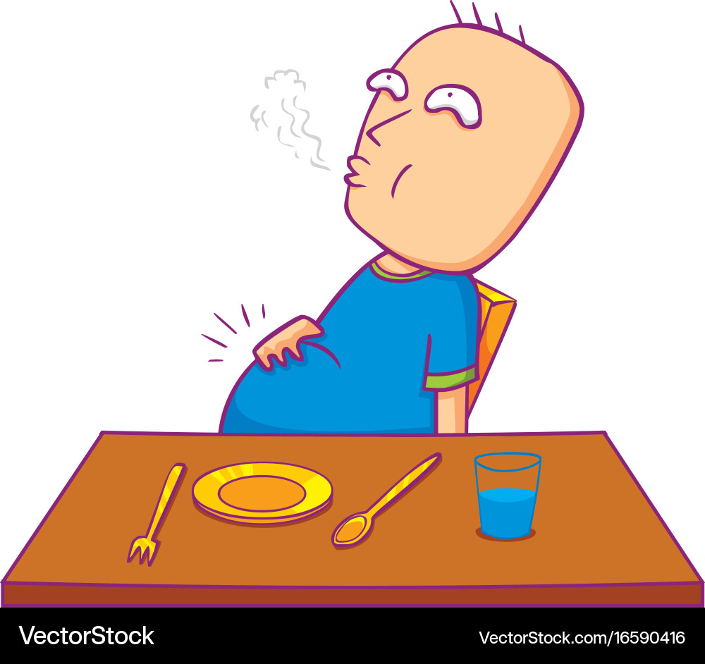 Man table - full Royalty Free Vector Image - VectorStock