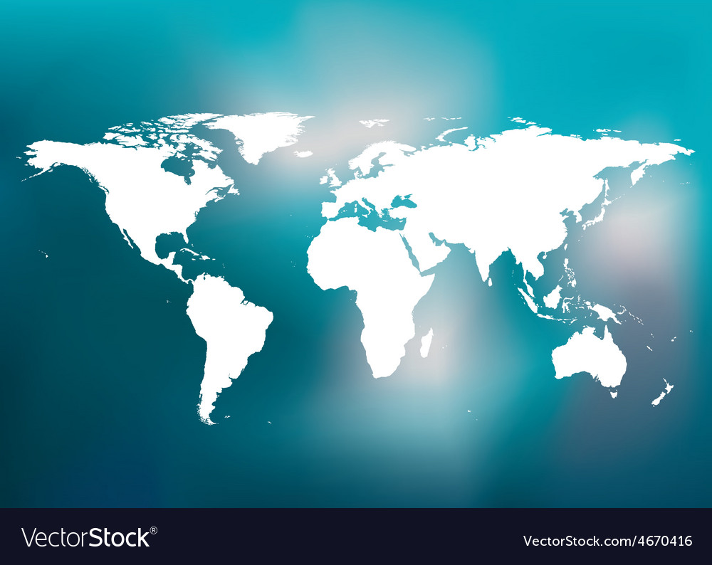 World map Royalty Free Vector Image - VectorStock