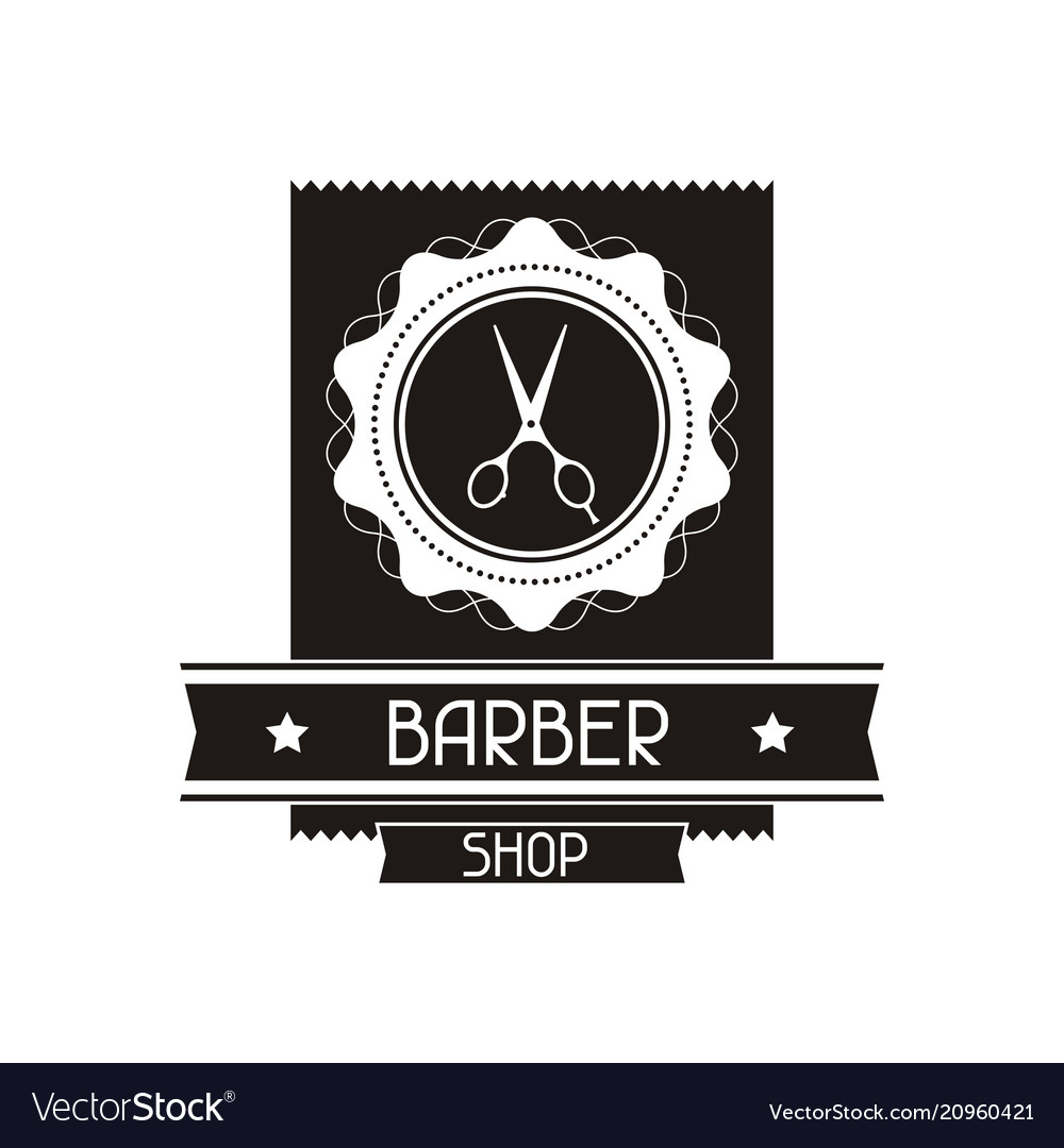 Barbershop logo Royalty Free Vector Image - VectorStock