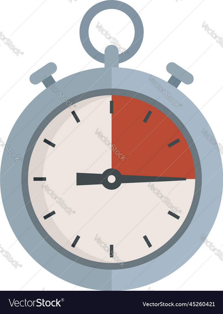 Stop time icon Royalty Free Vector Image - VectorStock