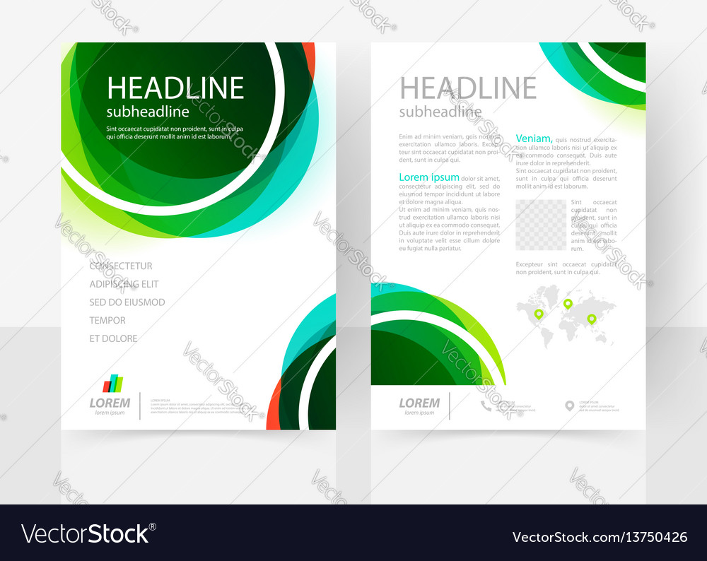 Business template vector image Business template