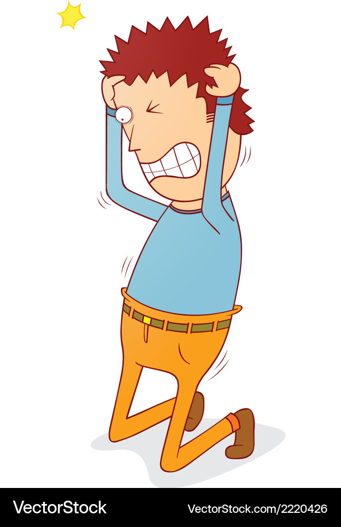 Headache Royalty Free Vector Image - VectorStock