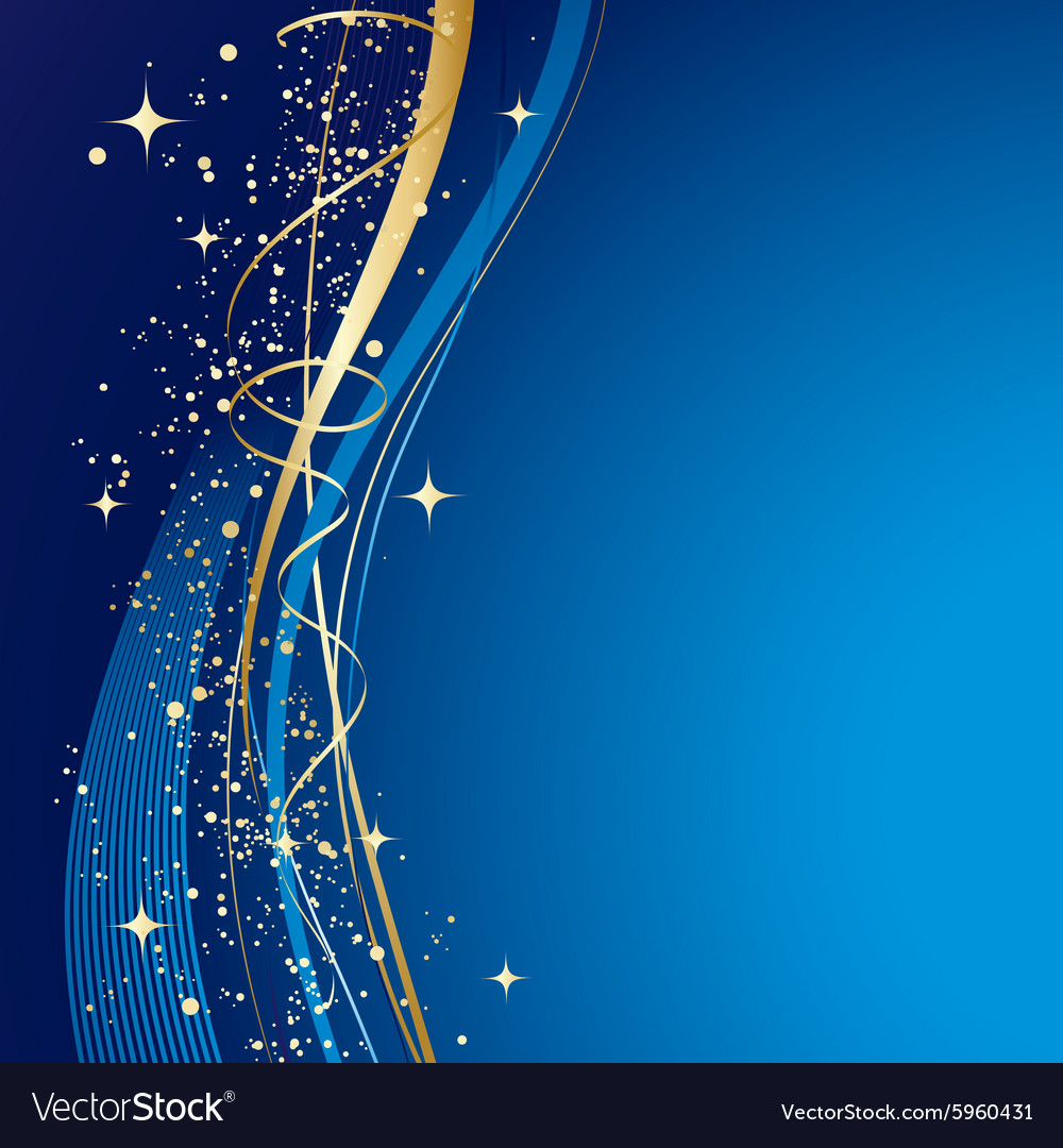 Blue winter abstract background