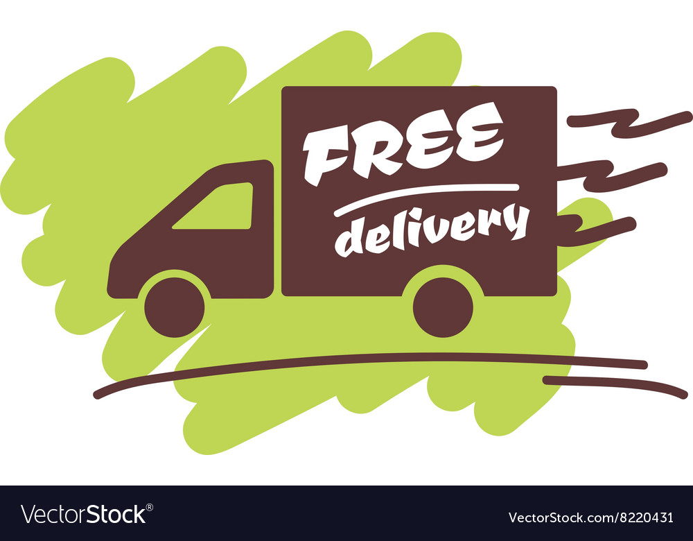 Free delivery for business Royalty Free Vector Image