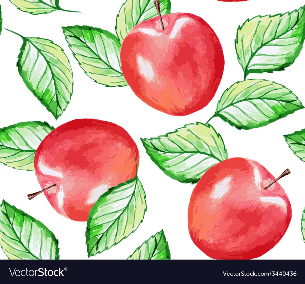 Apple seamless pattern