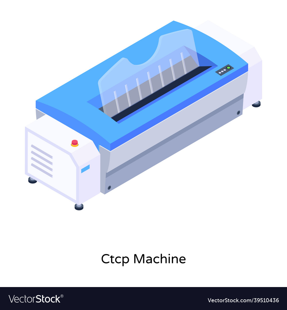 Basic ctcp machine Royalty Free Vector Image - VectorStock