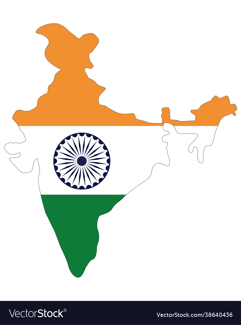 India Map Outline Colour - Get Latest Map Update