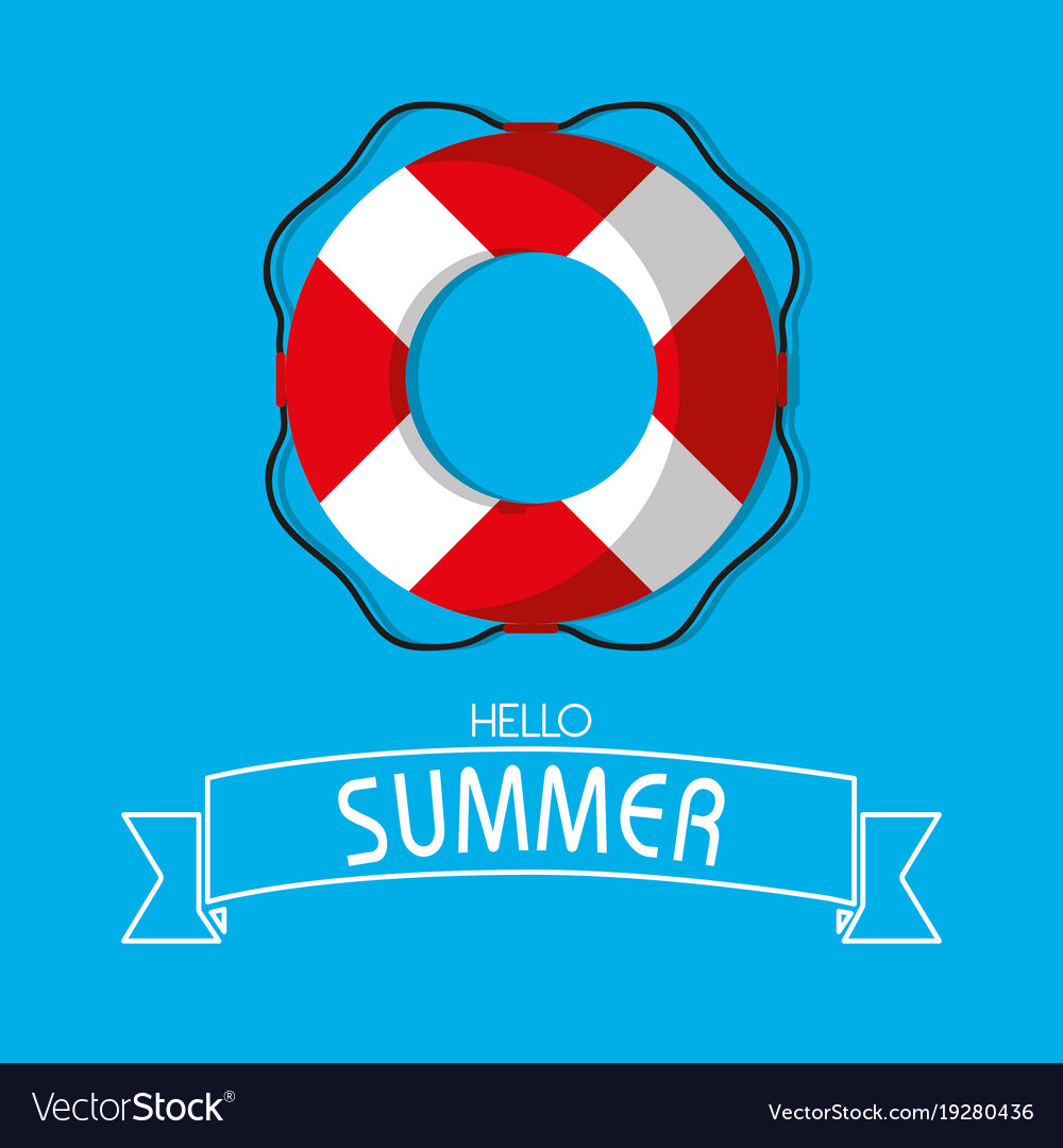 Safe float design Royalty Free Vector Image VectorStock