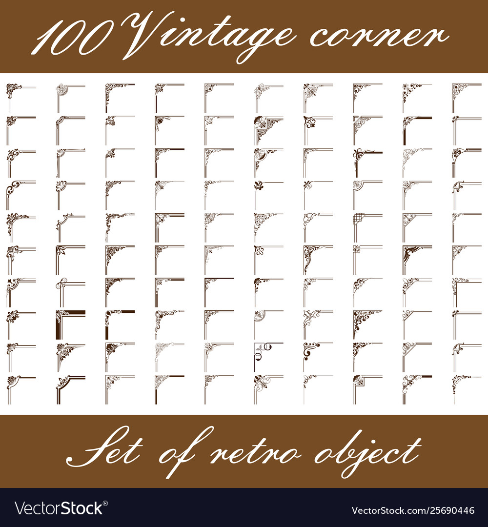 Corners Design Elements