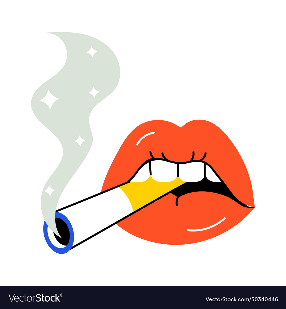 Smoking Royalty Free Vector Image - VectorStock