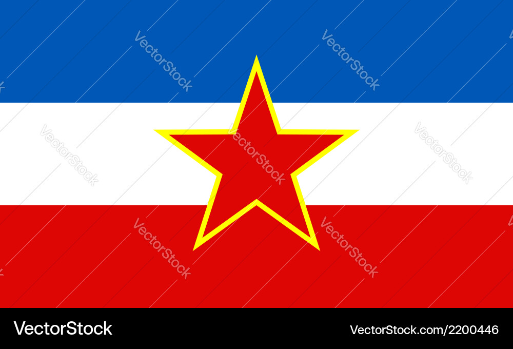 Yugoslavia Royalty Free Vector Image Vectorstock