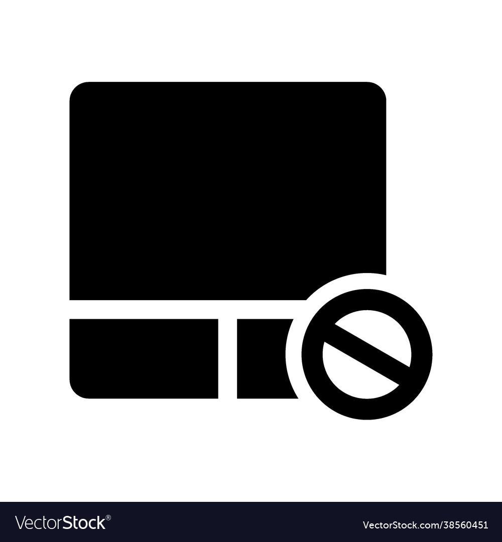 Touchpad icon Royalty Free Vector Image - VectorStock