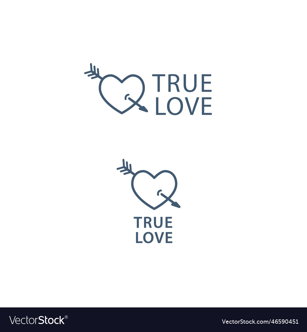 True love Royalty Free Vector Image - VectorStock