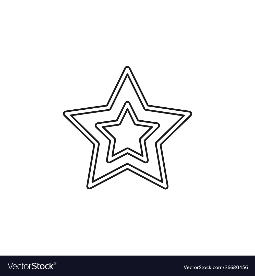 Add to favorites icon - favorites button star Vector Image